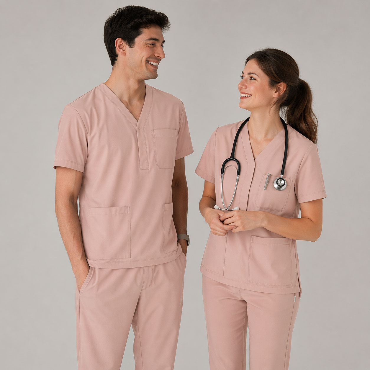 Hito Scrubs in Pink