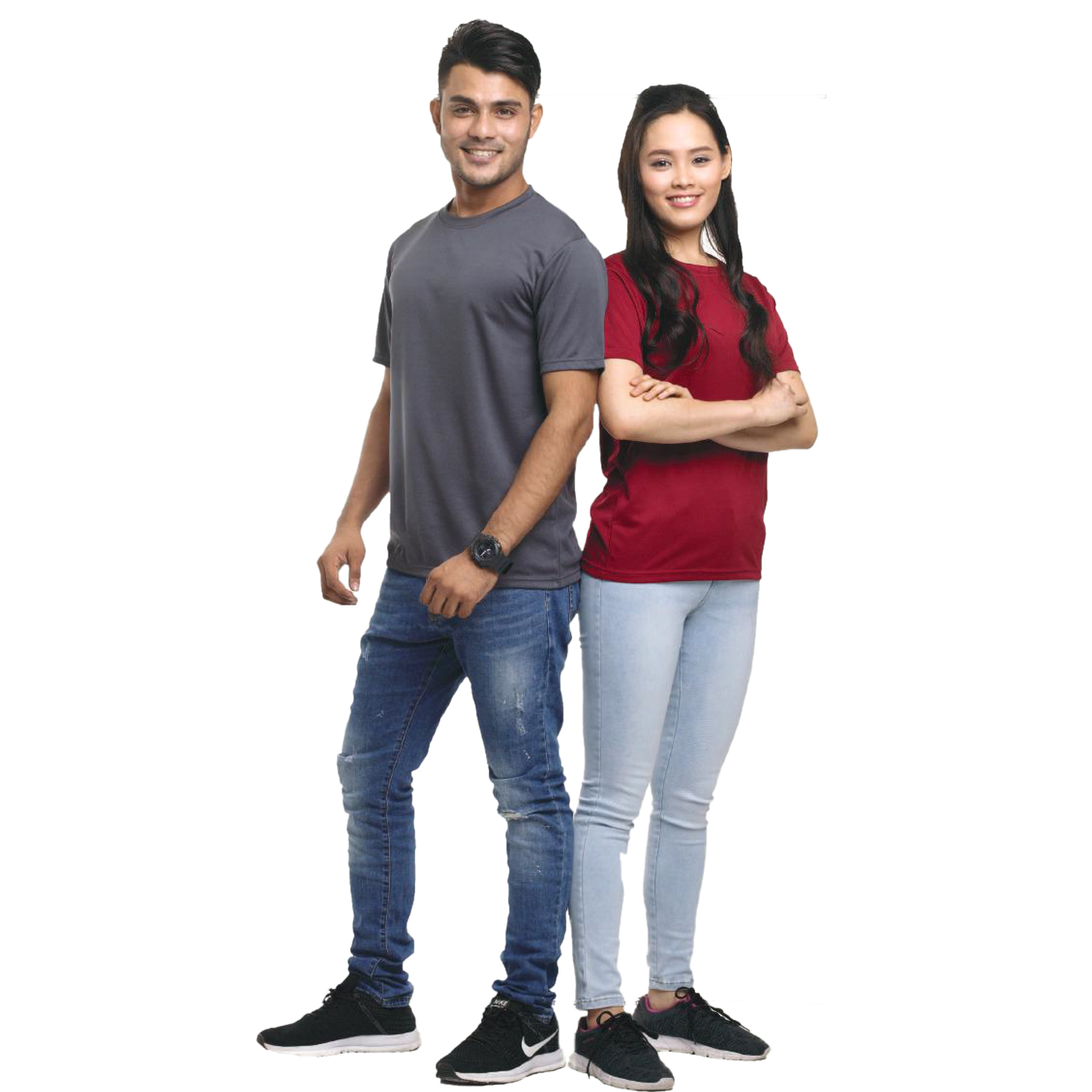 PG701 Dri-Fit Round Neck Tee - Mini Droplet