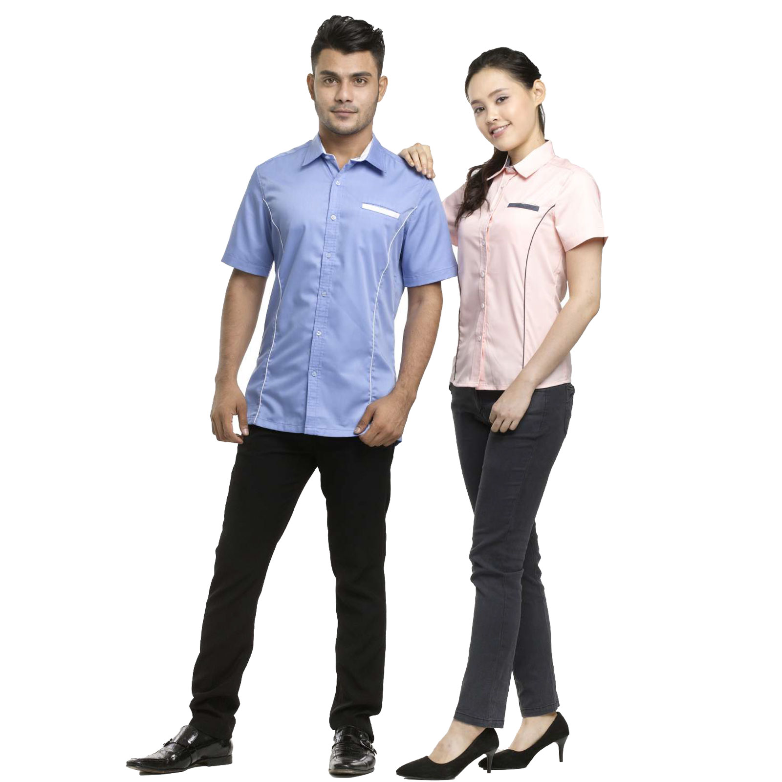 PV003 Regular Fit Short-Sleeve Shirt/Blouse